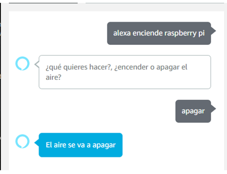 Control casero con Alexa Control casero con Alexa