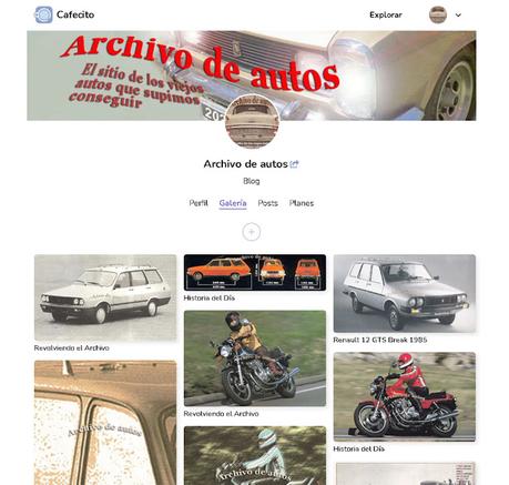 Archivo de autos, Cafecito y la comunidad de lectores Archivo de autos, Cafecito y la comunidad de lectores