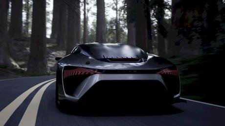 La aplanadora electrificada de Lexus. La aplanadora electrificada de Lexus.