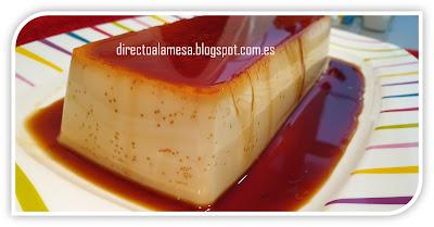 Flan de mascarpone (sin horno)