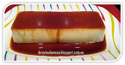 Flan de mascarpone (sin horno)