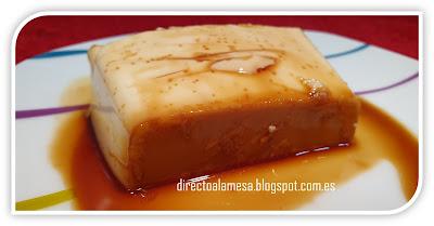 Flan de mascarpone (sin horno)