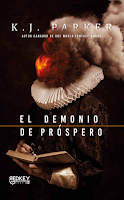 Portada de El demonio de Próspero con un demonio renacentista