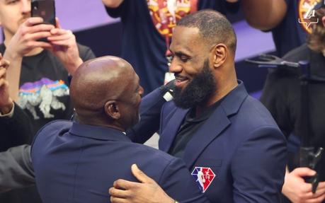 LeBron James se reencontró con Michael Jordan en el All Star