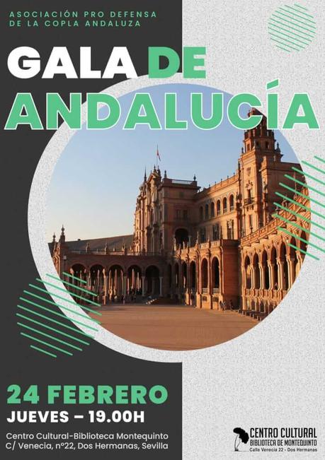 Concierto Espectáculo de Copla: «Gala de Andalucía» – Asociación Pro Defensa de la Copla Andaluza
