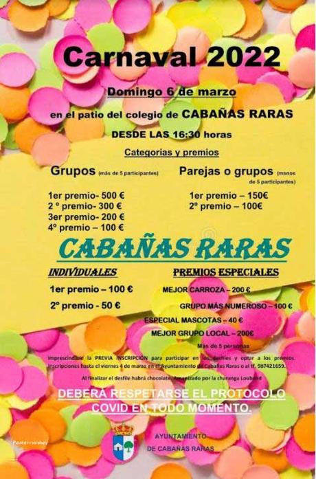 Cabañas Raras celebrará el tradicional desfile de Carnaval 2