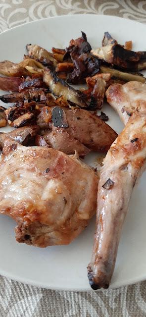 CONEJO AL AJILLO CON ALCACHOFAS