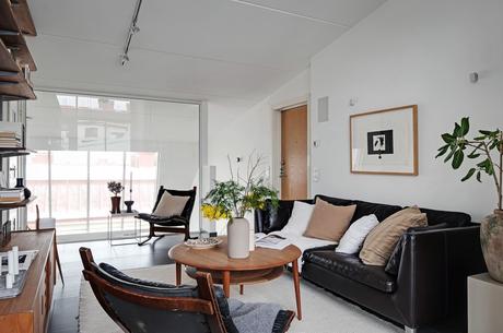 delikatissen scandinavian penthouse scandinavian apartament scandi style open concept estilo nórdico estilo industrial loft duplex nórdico distribución abierta decoración nórdica decoración de interiores  