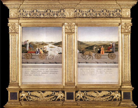 Battista Sforza: Díptico y Joyas