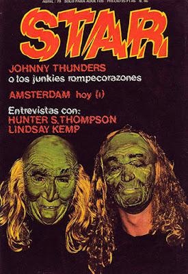 Johnny Thundes o los Junkies rompecorazones -  Star nº 46-Abril 1979