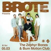 Concierto de The Zephyr Bones y Bum Motion Club en Sala el Sol