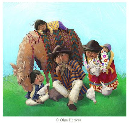 Ilustrando a... Olga Herrera