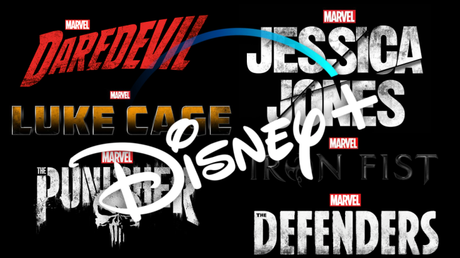 Daredevil, Jessica Jones, The Punisher, Luke Cage, Iron Fist y The Defenders llegarán a Disney+ en marzo.
