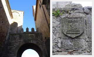 Colaboraciones de Extremadura, caminos de cultura: Las troneras de cruz y orbe en los escudos de Trujillo, en Extremos del Duero