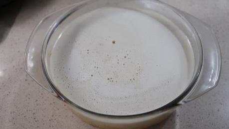 Flan de Galleta Thermomix ® Ponemos la masa en un molde y lo ponemos en el microondas