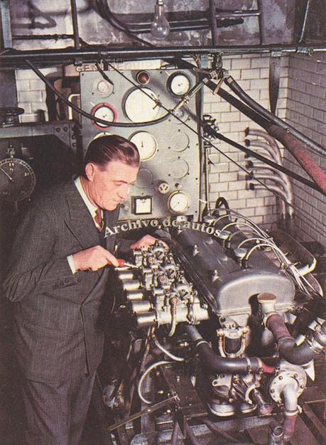 Motor Gordini biárbol de 6 cilindros Motor Gordini biárbol de 6 cilindros