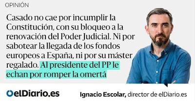 El PP se hunde como el “Titanic”, pero sin orquesta, que ya no sigue a bordo.