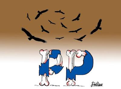 El PP se hunde como el “Titanic”, pero sin orquesta, que ya no sigue a bordo.