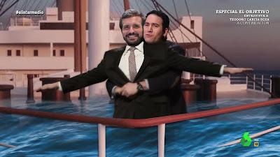 El PP se hunde como el “Titanic”, pero sin orquesta, que ya no sigue a bordo.