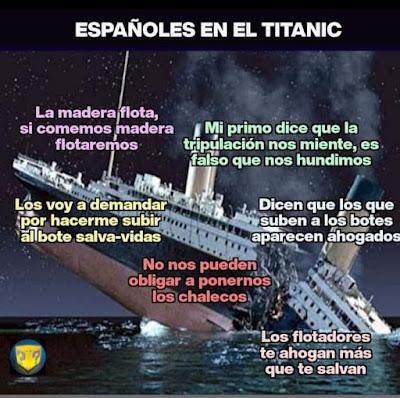 El PP se hunde como el “Titanic”, pero sin orquesta, que ya no sigue a bordo.