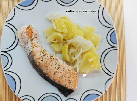 SALMÓN AL VAPOR CON PATATAS (Mycook)