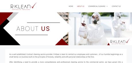 Diseño de Página web para Rklean