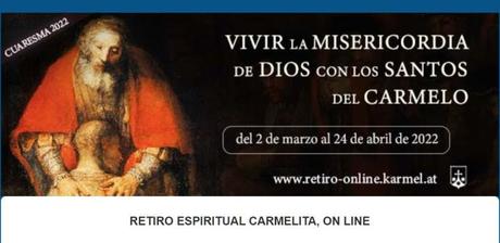 Vivir la misericordia de Dios con los santos del Carmelo. Retiro online