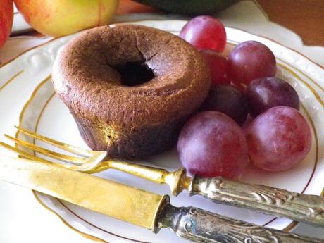 Coulant de chocolate negro. Coulant de chocolate negro.