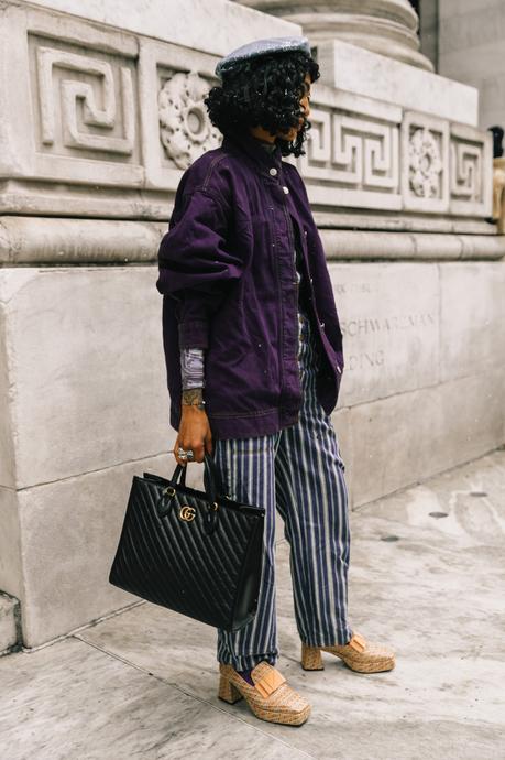 Street Style from New York Fashion Week Day 2 - Collage Vintage