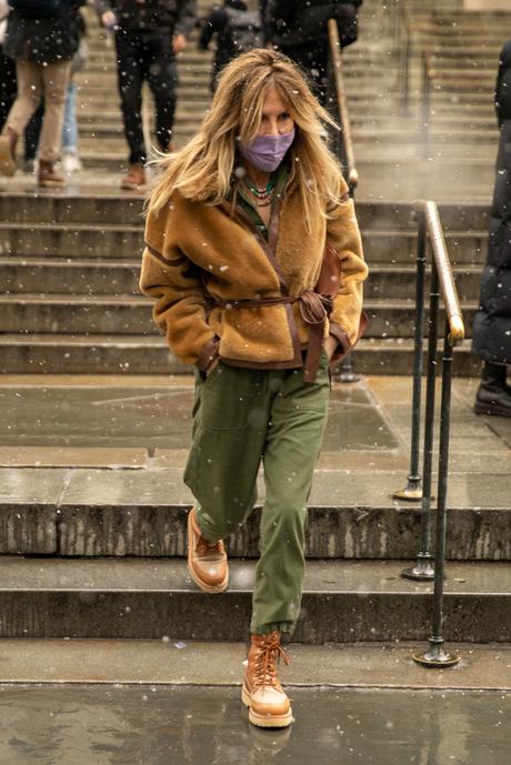 Street Style from New York Fashion Week Day 2 - Collage Vintage