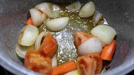 Ponemos las verduras y las sofreímos
