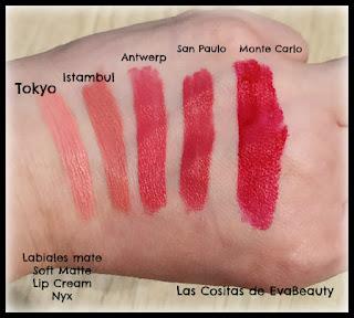 #swatches #labial #labialmate #lipcream #nyx #notino #makeup #maquillaje #beautyblogger #blogdebelleza #microinfluencers