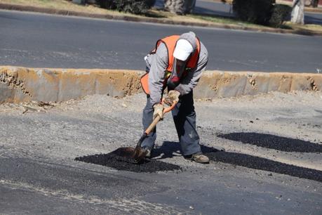Obras Públicas finalizó bacheo emergente en 13 calles de SLP