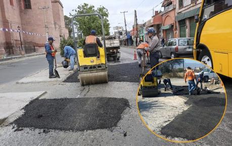 Obras Públicas finalizó bacheo emergente en 13 calles de SLP