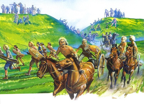 Nombres y territorios de las tribus celtas en las Islas Británicas