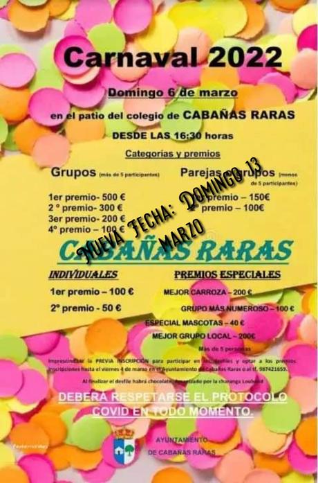 Cabañas Raras cambia la fecha a su tradicional desfile de carnaval 28