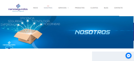 diseño de website para Nanosegundos