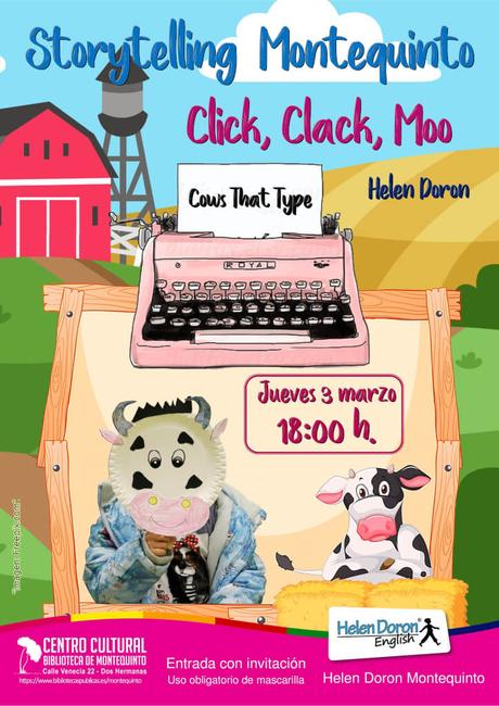 Storytelling Montequinto presenta “Click, Clack, MOO: Cows That Type” – Helen Doron English