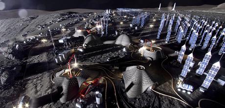 Skidmore Owings y Merrill proponen un modelo de villa lunar Skidmore Owings y Merrill proponen un modelo de villa lunar