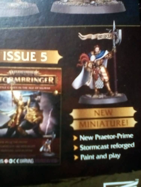 Praetor Prime de los Stormcast de Sigmar para AoS: Stormbringer (Número 5)