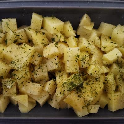 Patatas con huevo en el microondas Patatas con huevo en el microondas