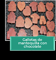 GALLETAS DE MANTEQUILLA CON CHOCOLATE