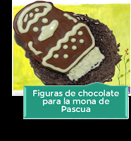 FIGURAS DE CHOCOLATE PARA LA MONA DE PASCUA