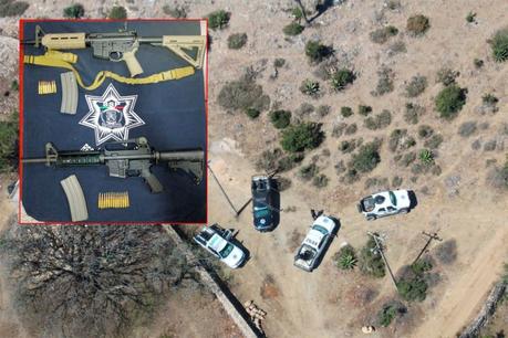 Estatales se enfrentan contra delincuentes en Guadalcázar