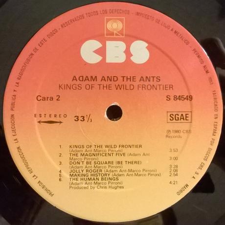 Adam & The Ants -Kings Of The Wild Frontier Lp 1981 (1980) Adam & The Ants -Kings Of The Wild Frontier Lp 1981 (1980)