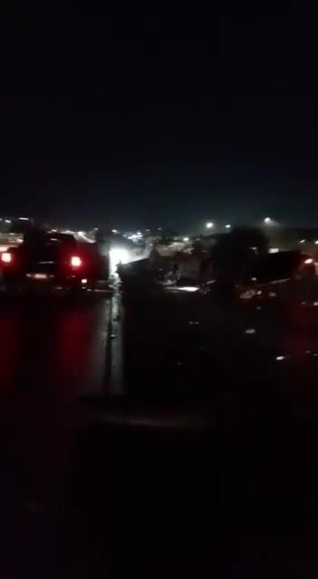 (Video) Se registra carambola en la Carretera 57