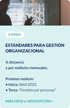 Capacitación de ITAES - Abril 2022: Estándares para Gestión Organizacional - Módulo 