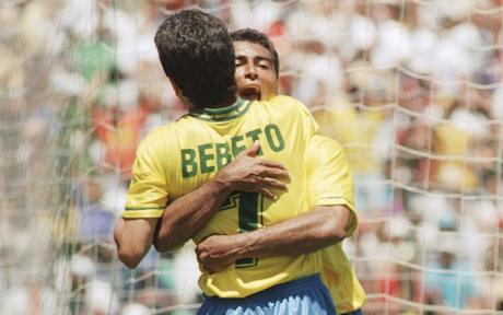 La Brasil de USA 94, la más «europea» de la historia La Brasil de USA 94:Romario y Bebeto en el Mundial de USA 1994