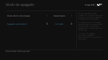 Como apagar la  TV desde el desco