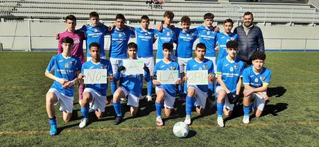 El fútbol Base berciano dice NO A LA GUERRA durante los partidos del fin de semana 64